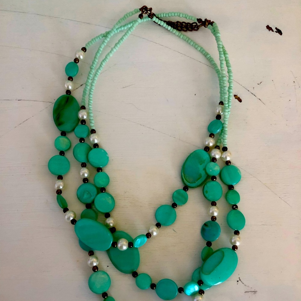 Turquoise Beaded Necklace